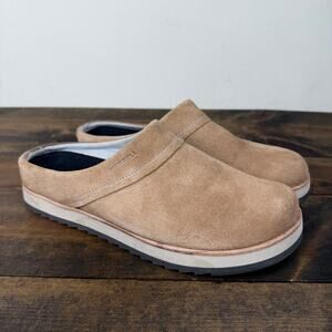 Merrell Juno Suede Mule Clog Tan Tobacco J002170 Slip On Shoes Women's 9.5